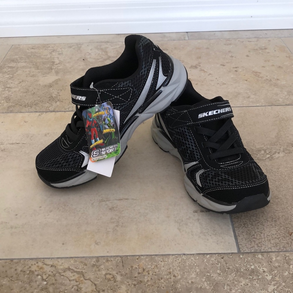 Skechers Sports Black and Gray boys sneakers